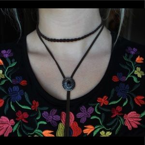 Navajo Concho Necklace